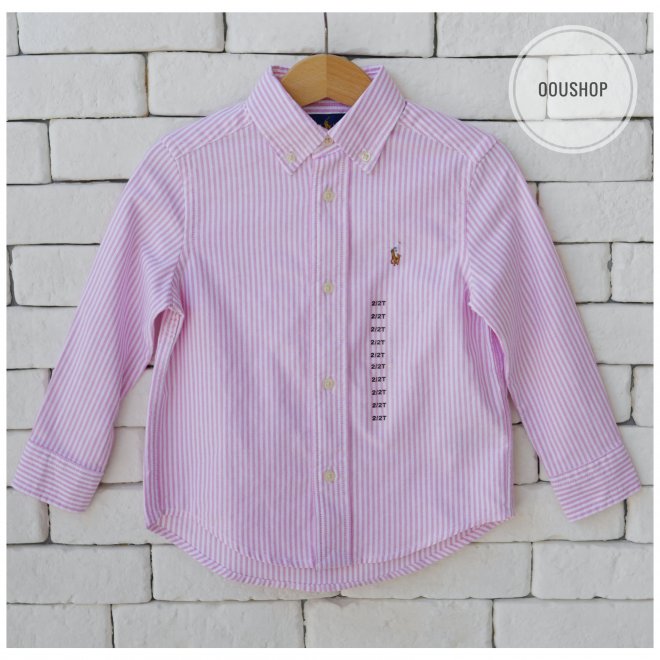 POLO RALPH LAUREN STRIPED KIDS COTTON SHIRT