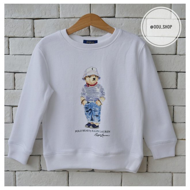 POLO RALPH LAUREN POLO BEAR KIDS SWEATSHIRTS