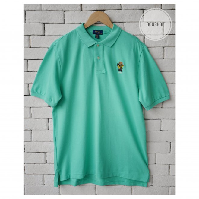 POLO RALPH LAUREN POLO BEAR BOYS COTTON MESH POLO