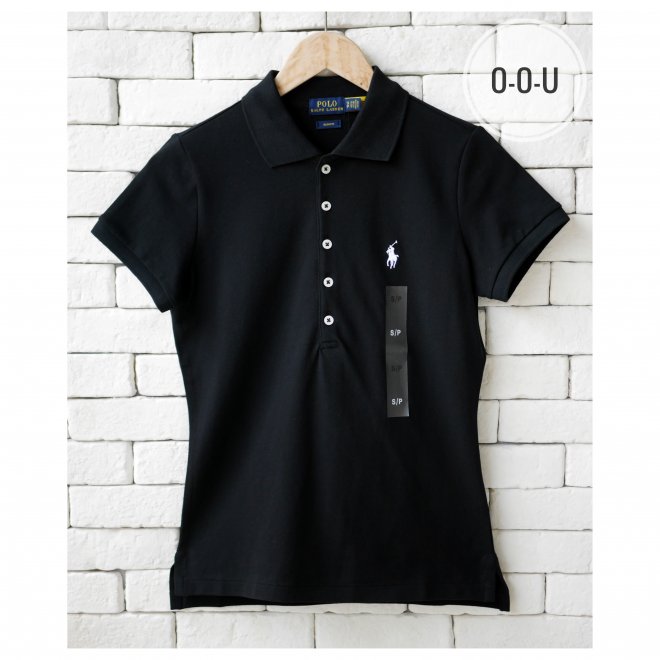POLO RALPH LAUREN WOMEN SLIM FIT STRETCH POLO SHIRT