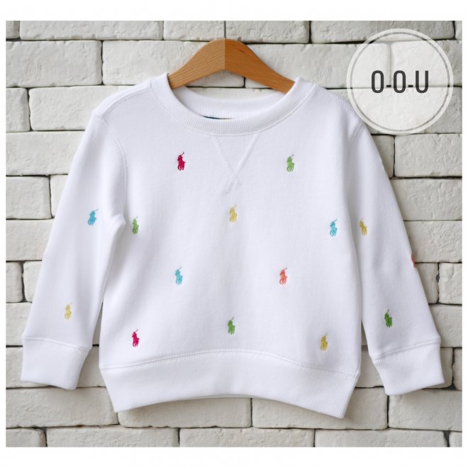 POLO RALPH LAUREN KIDS POLO PONY FLEECE SWEATSHIRT