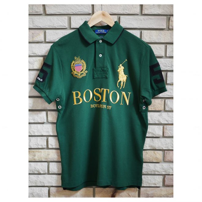 POLO RALPH LAUREN CUSTOM SLIM FIT RUGBY POLO