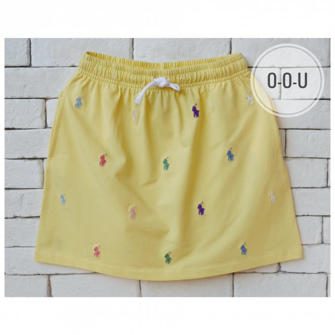POLO RALPH LAUREN GIRLS POLO PONY SKIRT