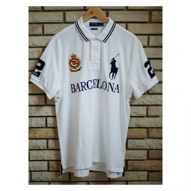 POLO RALPH LAUREN CUSTOM SLIM FIT RUGBY POLO