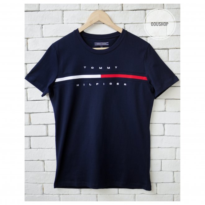 TOMMY HILFIGER ESSENTIAL FLAG LOGO T-SHIRT
