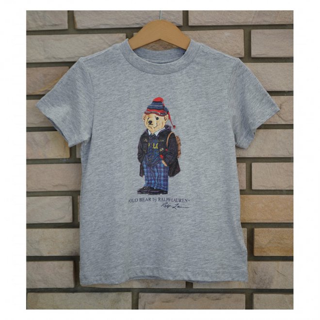POLO RALPH LAUREN BEAR KIDS COTTON TEE