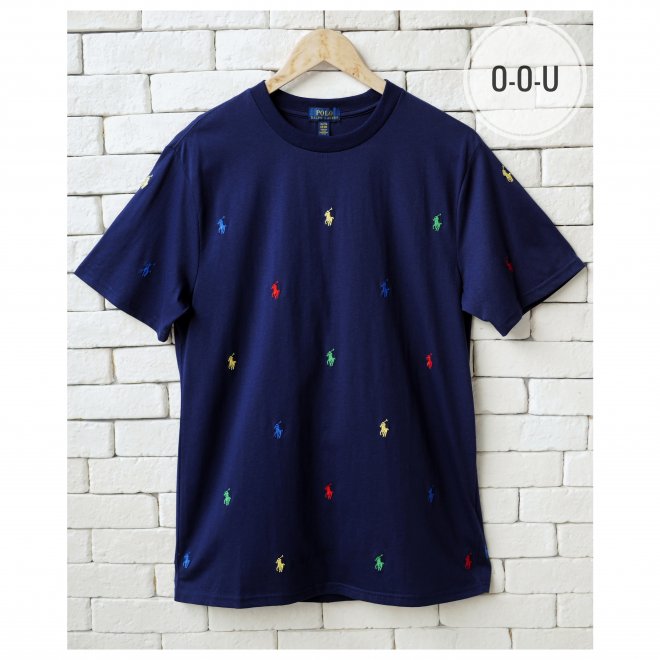POLO RALPH LAUREN BOYS ALL-OVER POLO PONY T-SHIRT
