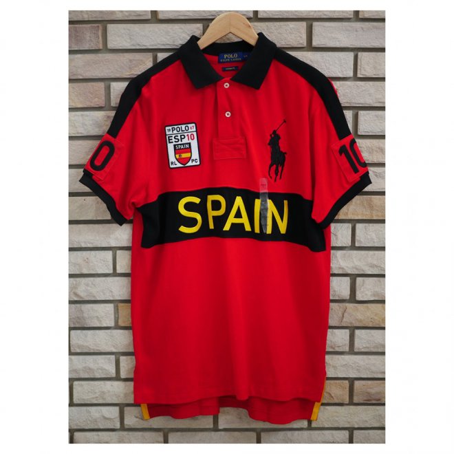 POLO RALPH LAUREN CUSTOM SLIM FIT RUGBY POLO
