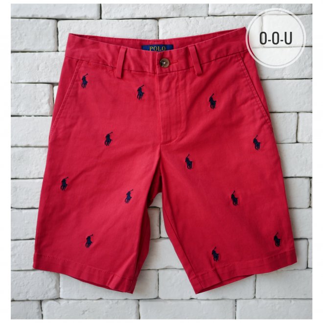 POLO RALPH LAUREN BOYS POLO PONY STRETCH CHINO SHORT