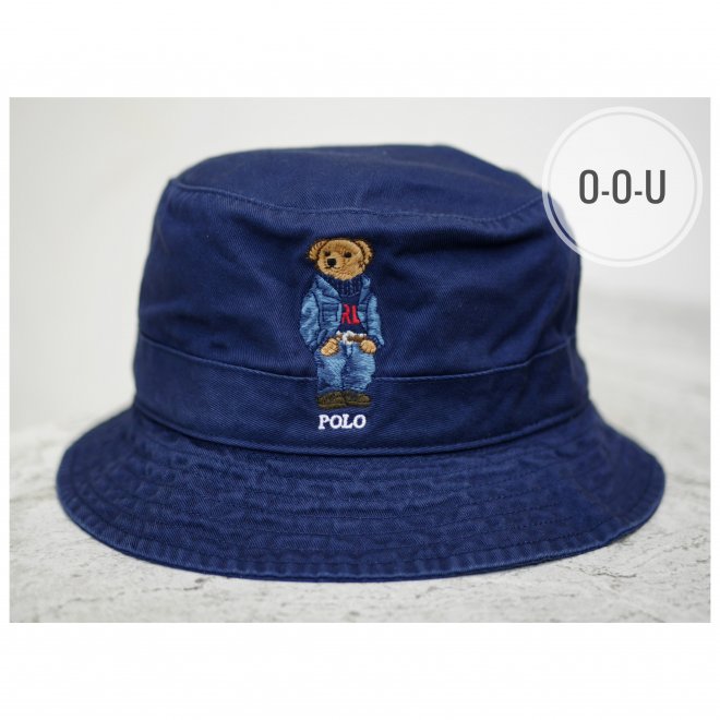 POLO RALPH LAUREN POLO BEAR TWILL BUCKET HAT