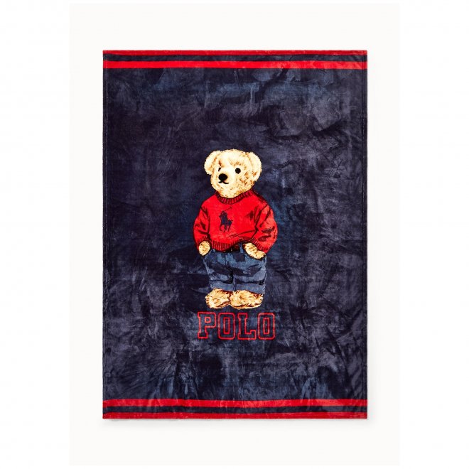 POLO RALPH LAUREN SWEATSHIRT POLO BEAR THROW BLANKET