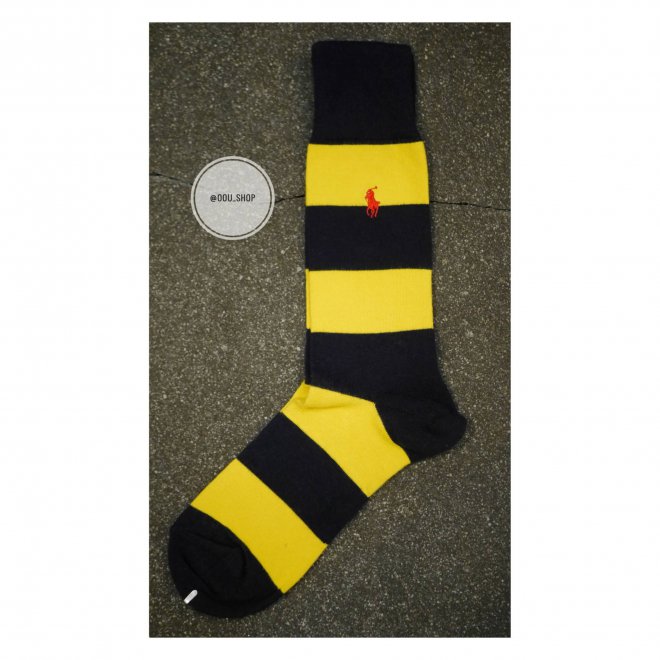 POLO RALPH LAUREN STRIPED DRESS SOCK