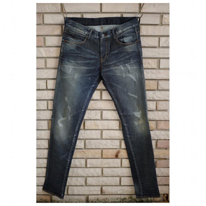 EMPORIO ARMANI SKINNY FIT DENIM JEANS