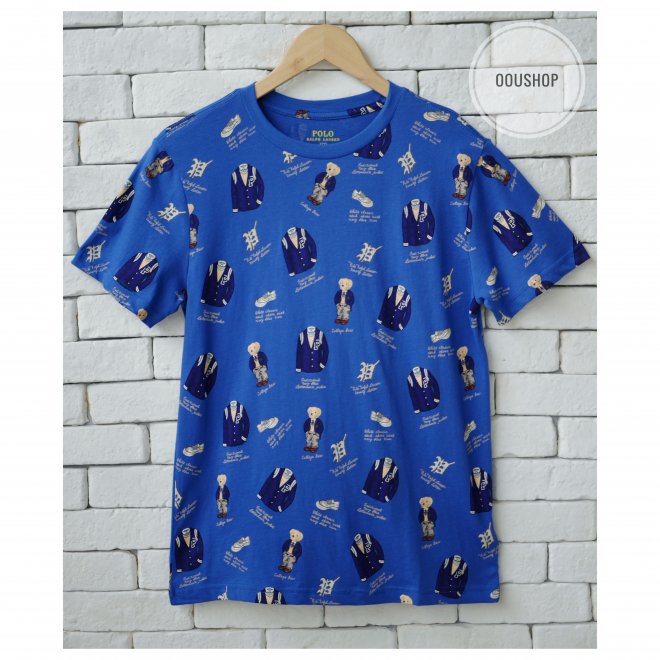 POLO RALPH LAUREN POLO BEAR BOYS COTTON JERSEY TEE