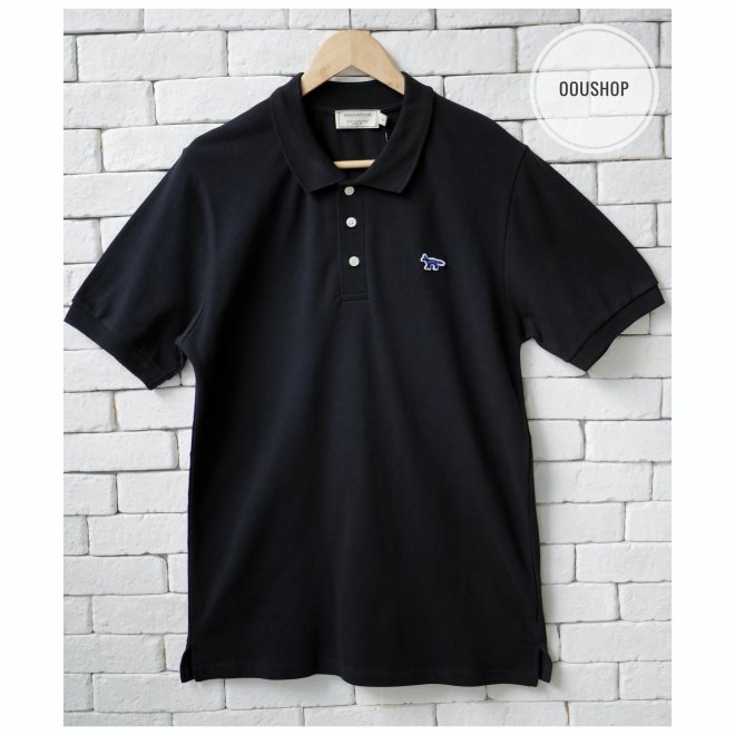 MAISON KITSUNE NAVY FOX PATCH CLASSIC POLO