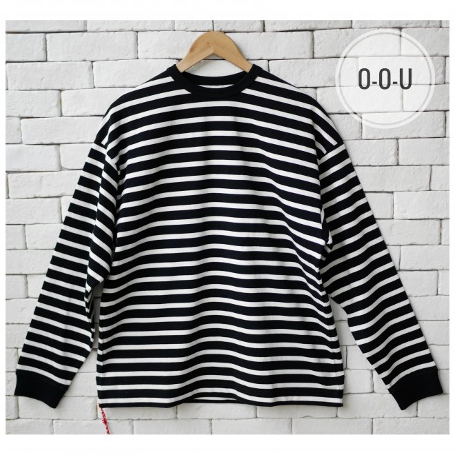 BEAMS JAPAN STRIPED LONG SLEEVE TEE