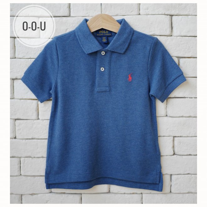 POLO RALPH LAUREN KIDS COTTON MESH POLO SHIRT