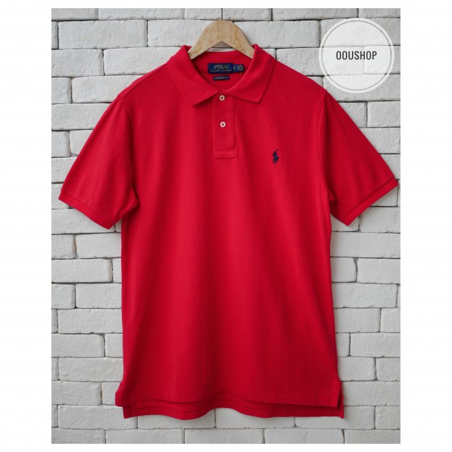 POLO RALPH LAUREN CUSTOM SLIM FIT POLO SHIRT