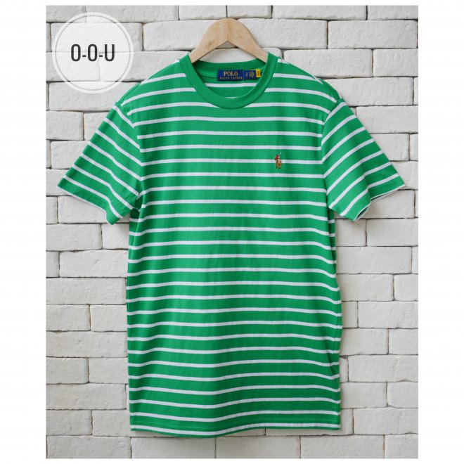 POLO RALPH LAUREN CUSTOM SLIM FIT JERSEY CREWNECK T-SHIRT