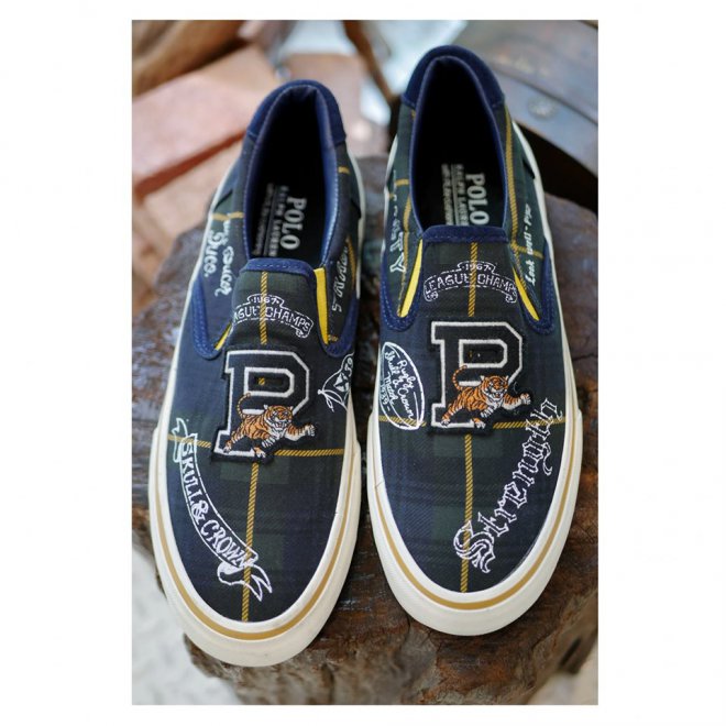 POLO RALPH LAUREN THOMPSON TARTAN SNEAKER