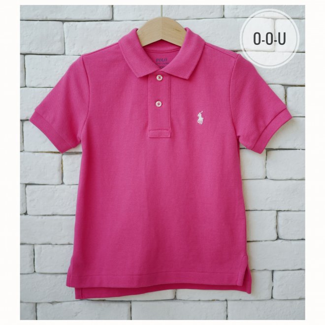POLO RALPH LAUREN KIDS COTTON MESH POLO SHIRT