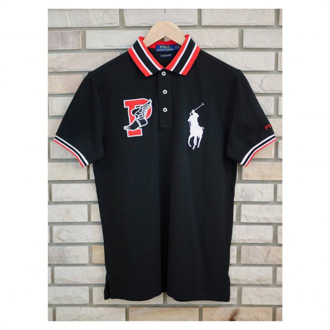 POLO RALPH LAUREN CUSTOM SLIM FIT P-WING MESH POLO