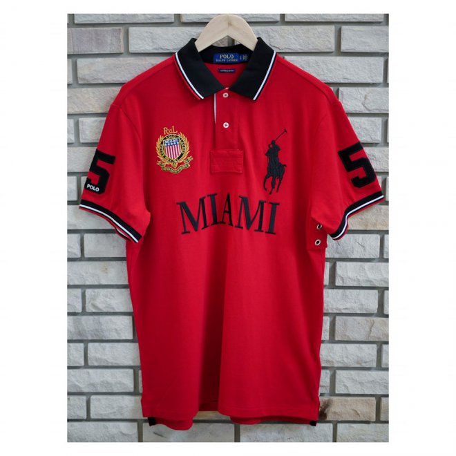 POLO RALPH LAUREN CUSTOM SLIM FIT RUGBY POLO