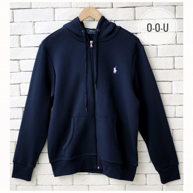 POLO RALPH LAUREN DOUBLE KNIT FULL ZIP HOODIE