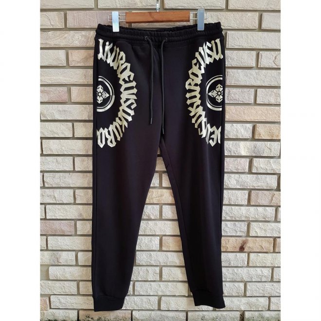 EVISU Kamon and Seagull Print Sweatpants