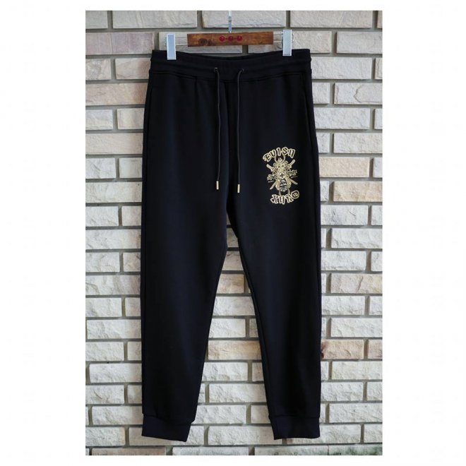 EVISU Duo-tone Hannya Skull Print Sweatpants