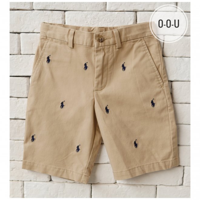 POLO RALPH LAUREN KIDS POLO PONY STRETCH CHINO SHORT