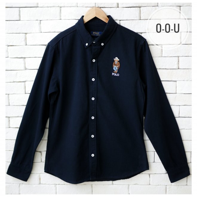 POLO RALPH LAUREN CUSTOM SLIM FIT POLO BEAR SHIRT