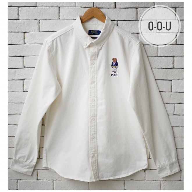 POLO RALPH LAUREN CUSTOM SLIM FIT POLO BEAR SHIRT