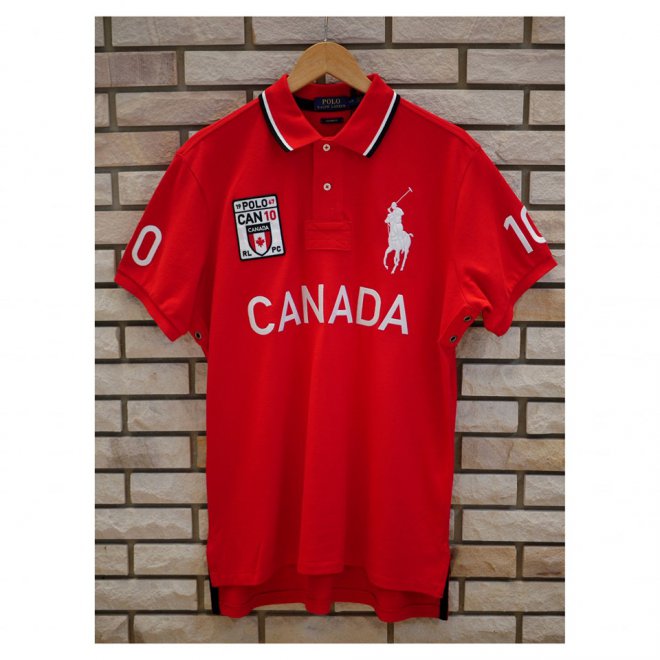 POLO RALPH LAUREN CUSTOM SLIM FIT RUGBY POLO