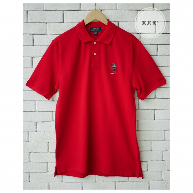 POLO RALPH LAUREN POLO BEAR BOYS COTTON MESH POLO
