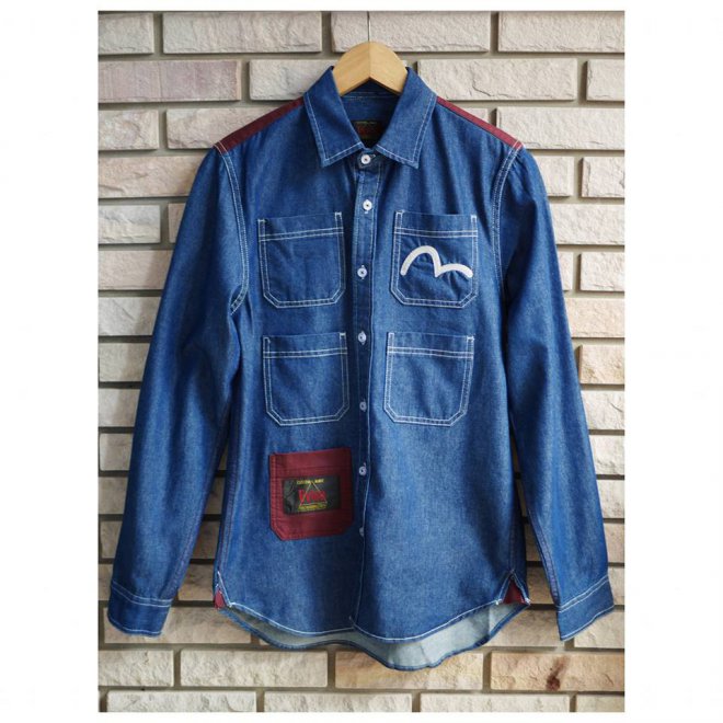 EVISU DENIM SEAGULL SHIRTS