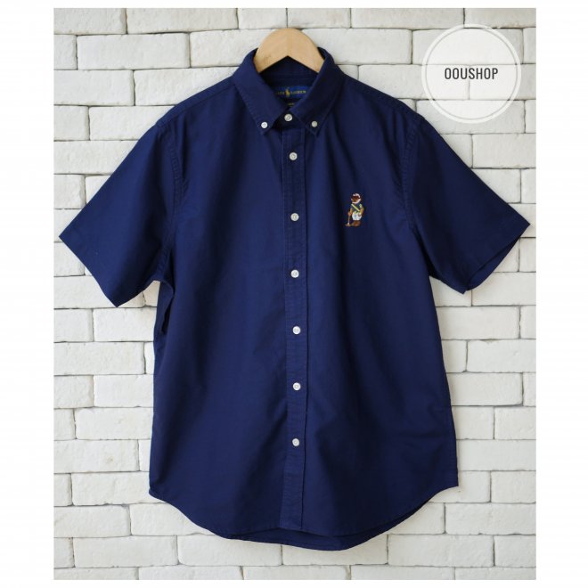 POLO RALPH LAUREN POLO BEAR OXFORD SHORT-SLEEVE SHIRT