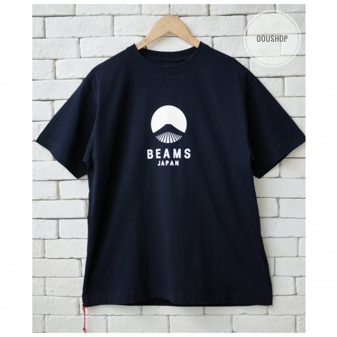 BEAMS JAPAN LOGO PRINT TEE