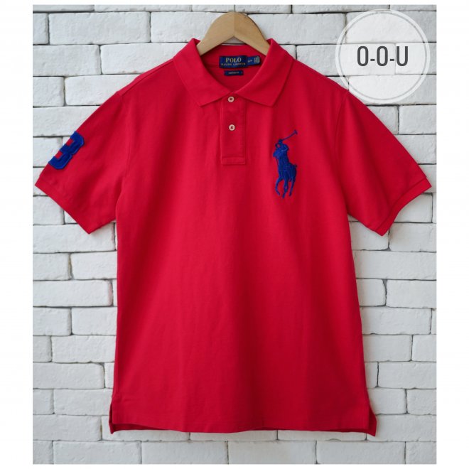 POLO RALPH LAUREN CUSTOM FIT BIG PONY POLO SHIRT