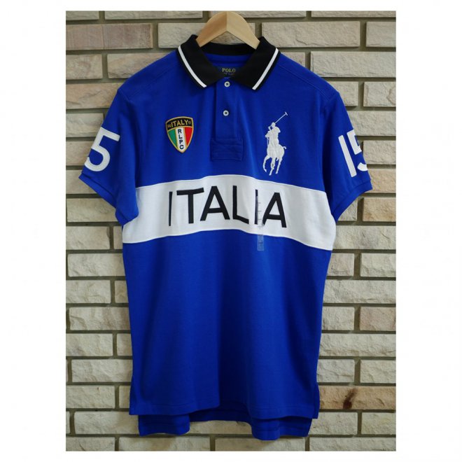 POLO RALPH LAUREN CUSTOM SLIM FIT RUGBY POLO
