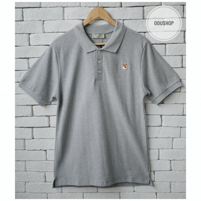 MAISON KITSUNE FOX HEAD PATCH CLASSIC POLO