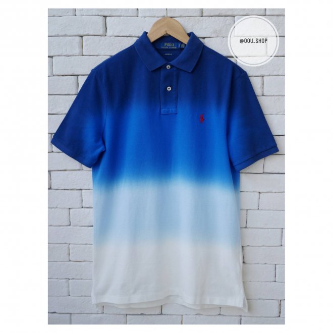 POLO RALPH LAUREN DIP DYED POLO SHIRT