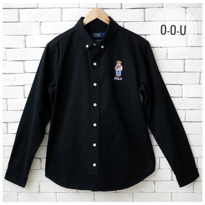 POLO RALPH LAUREN CUSTOM SLIM FIT POLO BEAR SHIRT