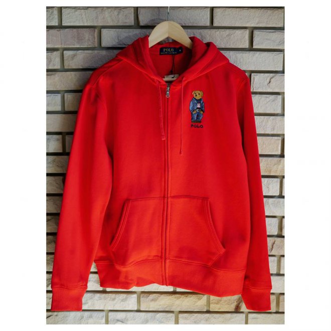 POLO BEAR FLEECE HOODIE
