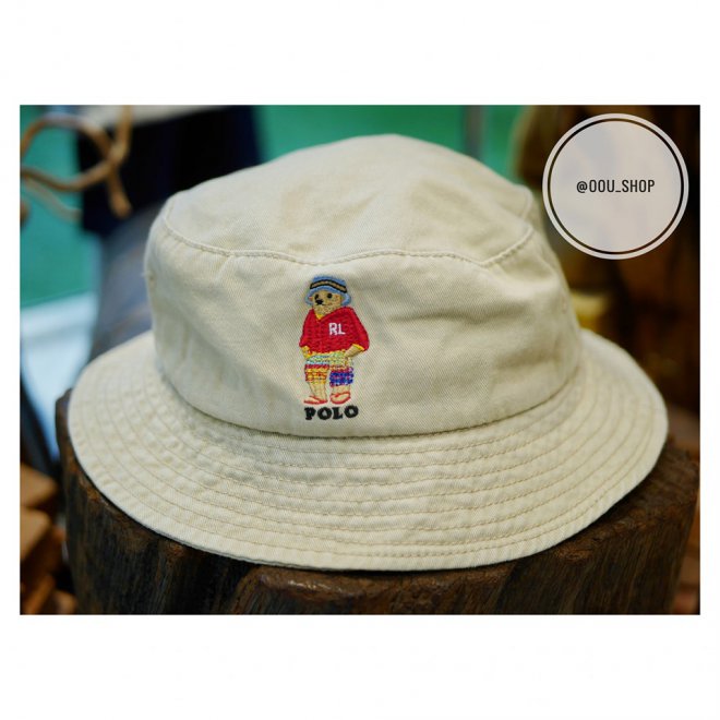 POLO RALPH LAUREN POLO BEAR BUCKET HAT