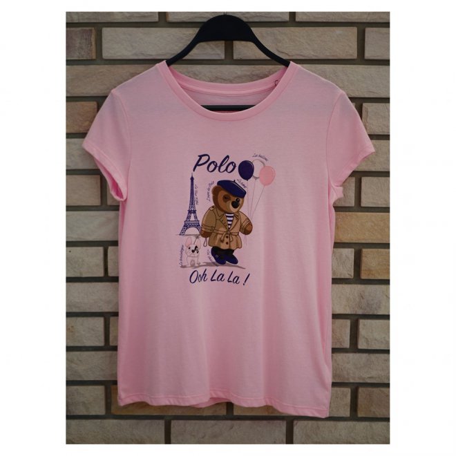 POLO RALPH LAUREN BEAR GIRLS COTTON TEE