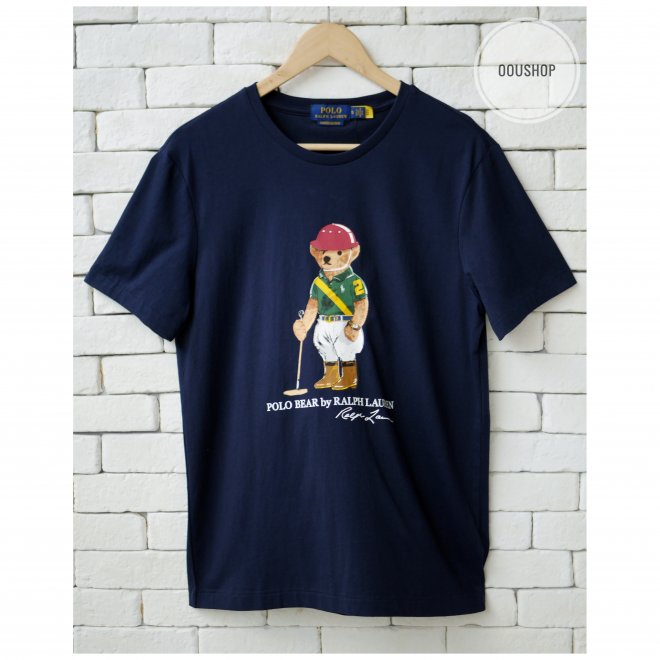 POLO RALPH LAUREN CUSTOM SLIM FIT POLO BEAR T-SHIRT