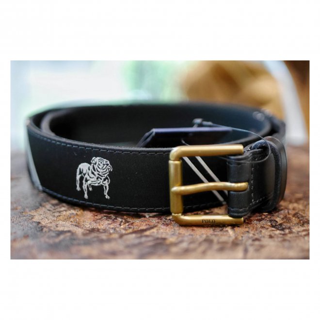 POLO RALPH LAUREN FOX-OVERLAY WEBBED BELT
