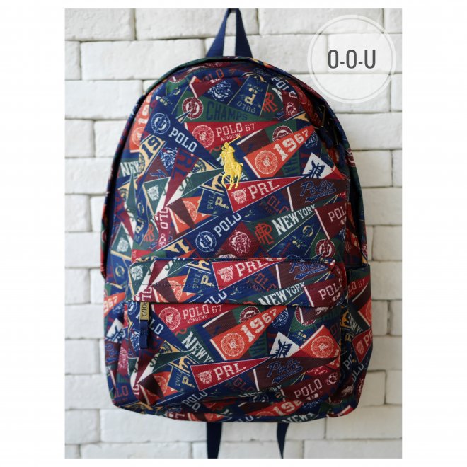 POLO RALPH LAUREN PENNANT PRINT BACKPACK