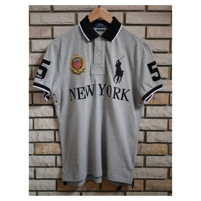 POLO RALPH LAUREN CUSTOM SLIM FIT RUGBY POLO